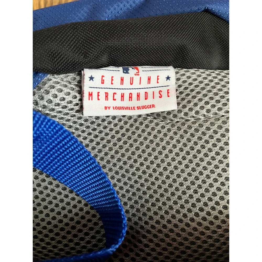 Louisville Slugger Kansas City Royals MLB Baseball Backpack Blue Grey Bag KC